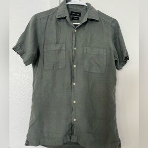 Massimo Dutti mens linen shirt